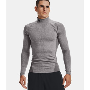 Baselayer de compression à col montant ColdGear® Armour pour homme - Gris Charbon / Noir - Under Armour