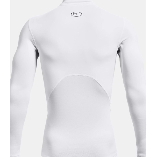 ColdGear® Armour Kompression Mock Baselayer für Herren - Weiß - Under Armour