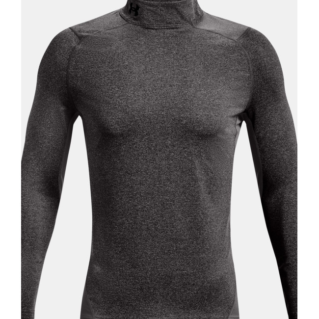 ColdGear® Armour Kompression Mock Baselayer für Herren - Anthrazit / Schwarz - Under Armour
