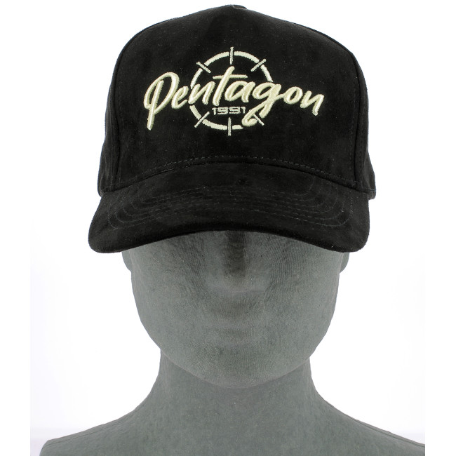 Casquette en velours Liam Noir - Pentagon