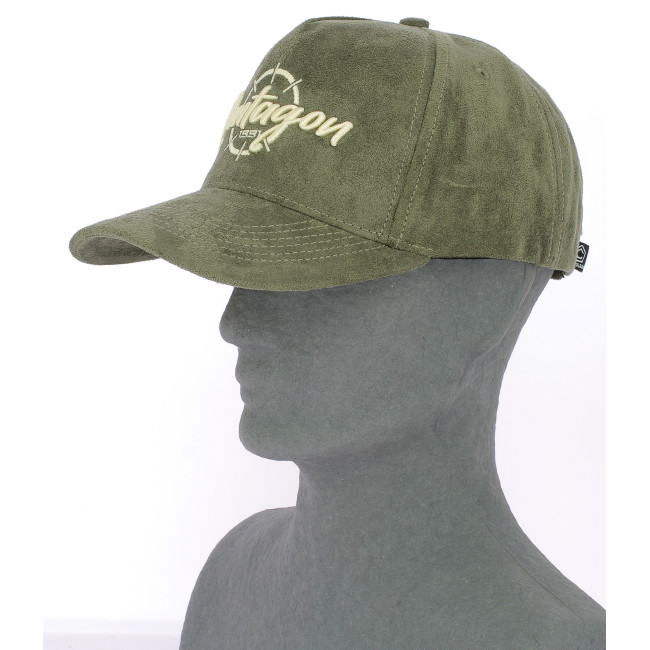 Casquette en velours Liam Vert Olive - Pentagon