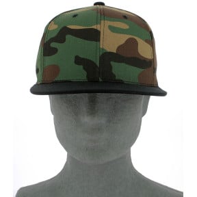 Casquette Classic Snapback 2-Tone Camo vert camo/noir - Flexfit