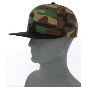 Casquette Classic Snapback 2-Tone Camo vert camo/noir - Flexfit