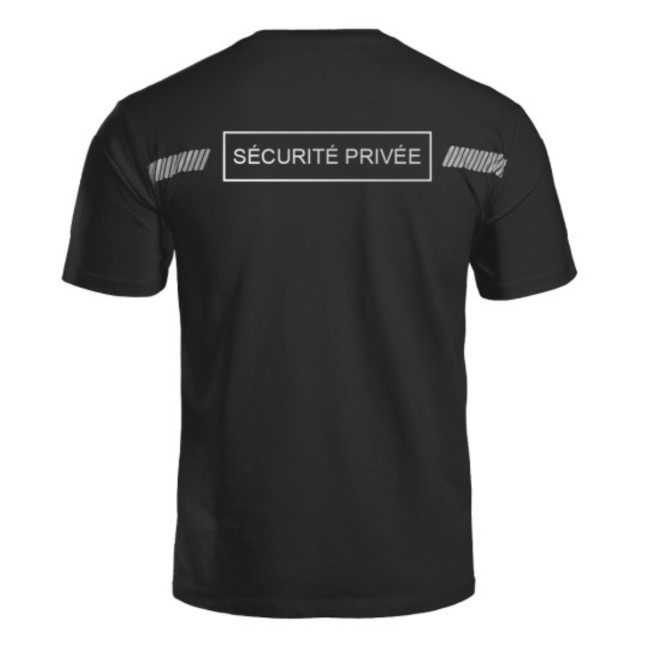T-shirt Sécu-One Ochrona Prywatna Czarna - A10 Equipment