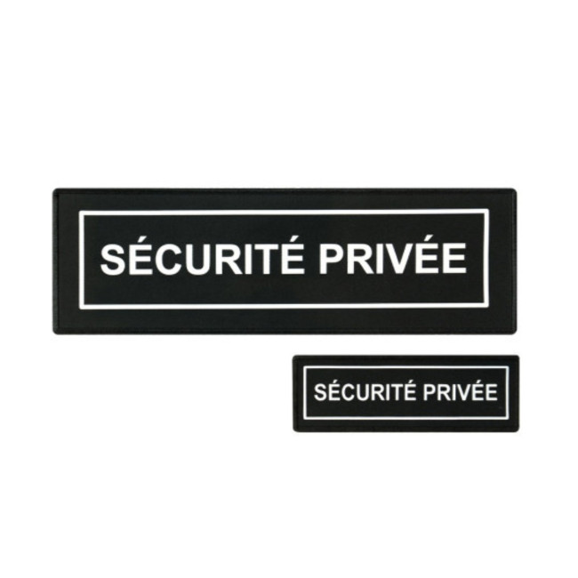 Set Rückennummer + Brustband Sécu-One Private Sicherheit Schwarz - A10 Equipment