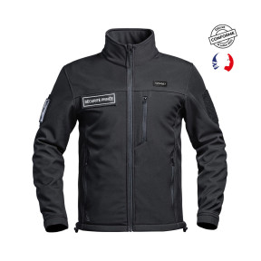Casaco softshell com flap Segurança Privada Sécu-One - Preto - A10 Equipment