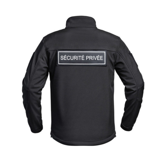 Softshell jas Sécu-One FLAP Particuliere Beveiliging Zwart - A10 Equipment