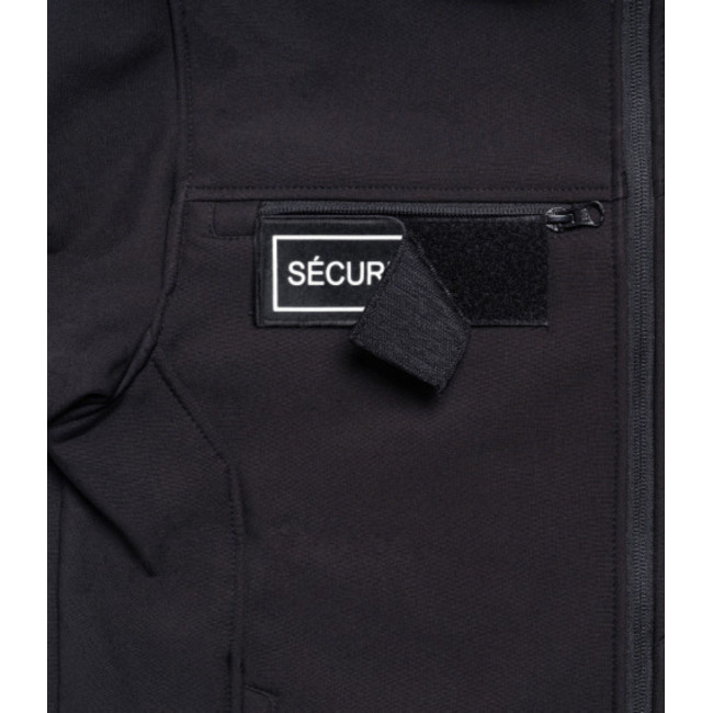 Kurtka Softshell Sécu-One FLAP Ochrona Prywatna Czarna - A10 Equipment