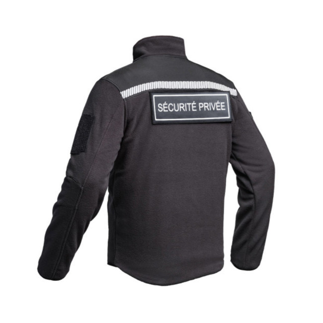 Fleece vest Sécu-One HV-TAPE Particuliere Beveiliging Zwart - A10 Equipment
