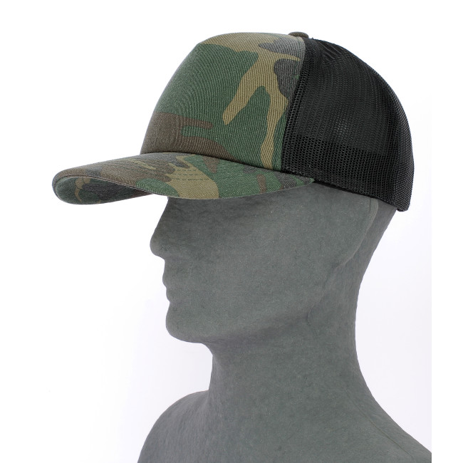 Casquette Camo Trucker woodcamo - Flexfit