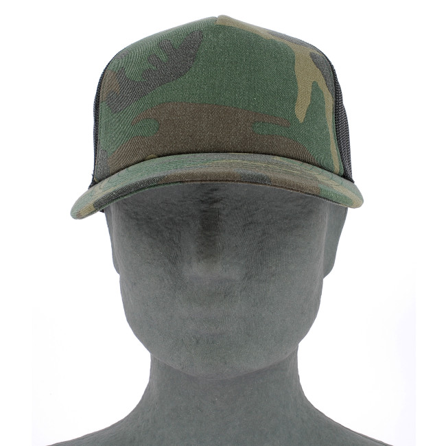 Camo Trucker Kappe Woodcamo - Flexfit