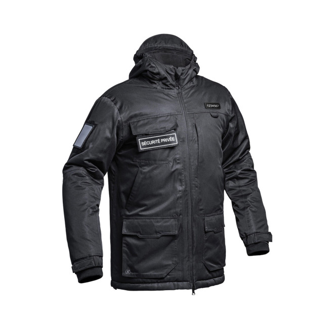 Hardshell-Parka WF 150 Sécu-one Flap für private Sicherheit - A10 Equipment