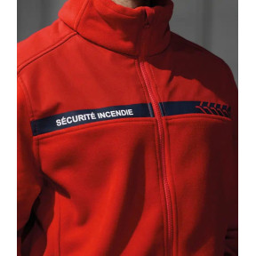 Fleecejacke Brandschutz Rot - Safetek by GK