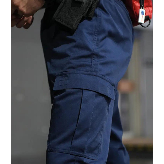 Pantalon Sécurité Privée avec bande HV Marine - Safetek by GK