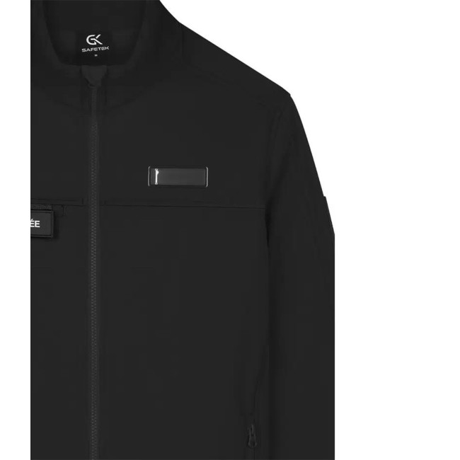 Softshell Ochrony Prywatnej Czarny - Safetek by GK