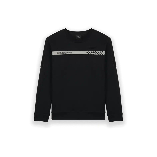 Sweat Sécurité Privée Noir - Safetek by GK