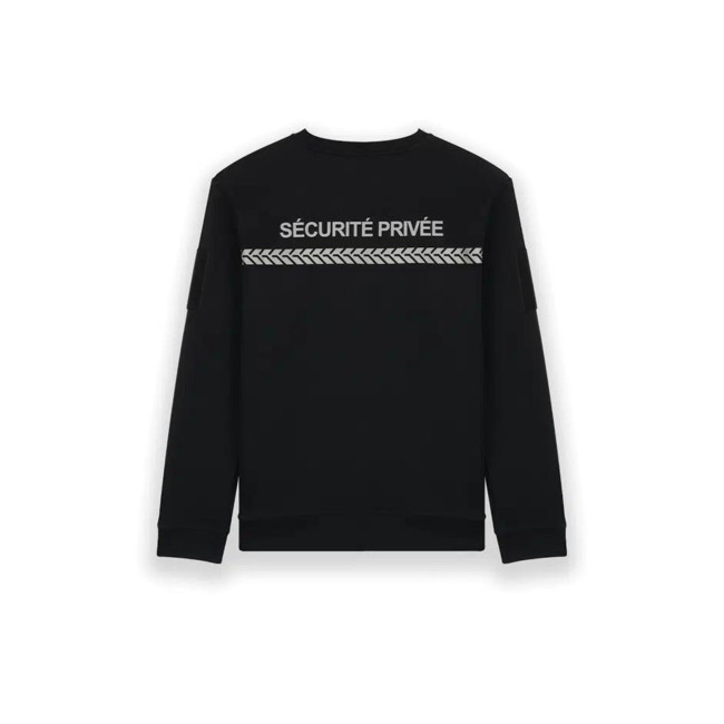 Sweat Sécurité Privée Noir - Safetek by GK
