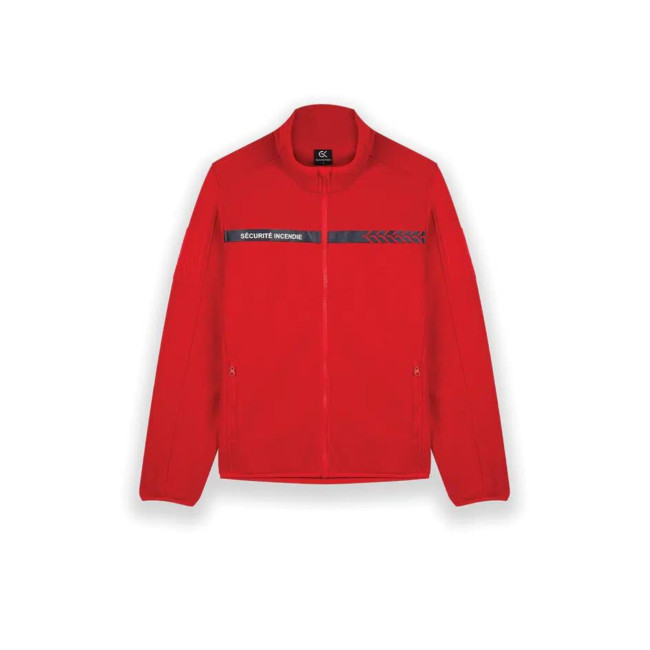 Fleece vest Brandbeveiliging Rood - Safetek by GK
