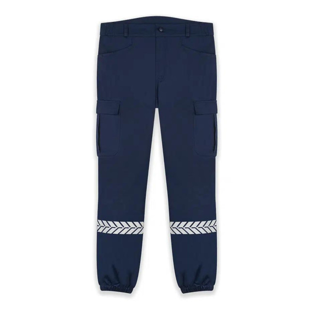 Broek Particuliere Beveiliging met HV band Marineblauw - Safetek by GK