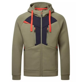 Hoodie met rits DX4Mosgroen - Portwest