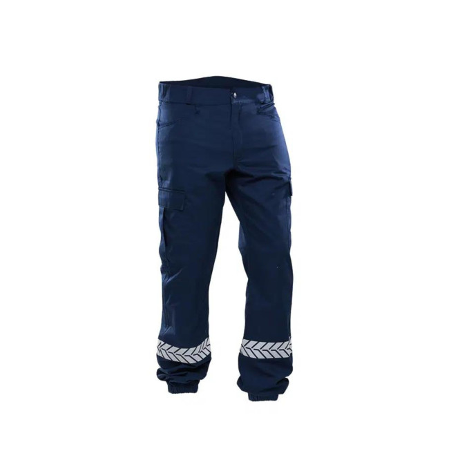 Pantalon Sécurité Privée avec bande HV Marine - Safetek by GK