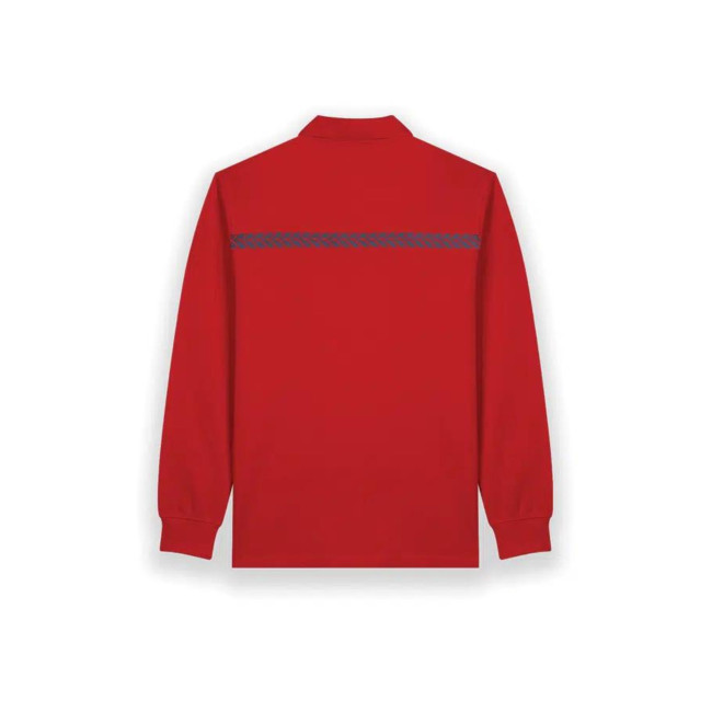 Polo lange mouwen Brandbeveiliging Rood - Safetek by GK