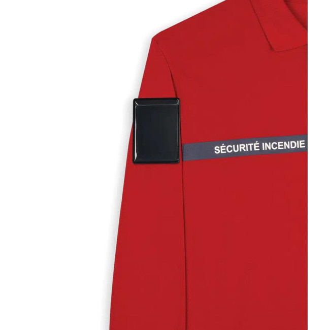 Polo lange mouwen Brandbeveiliging Rood - Safetek by GK