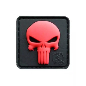 Patch Punisher gumowy Blackmedic Red - JTG