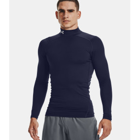 Compressie baselayer met opstaande kraag ColdGear® Armour voor heren - Marineblauw - Under Armour