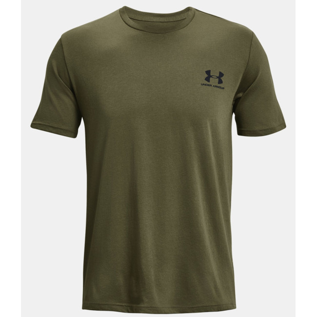 UA Sportstyle Left Chest korte mouw T-shirt voor heren - Olijfgroen - Under Armour