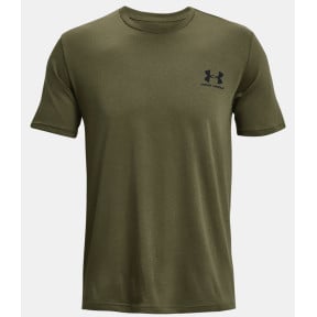 UA Sportstyle Left Chest korte mouw T-shirt voor heren - Olijfgroen - Under Armour