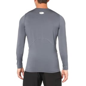 Haut à manches longues HeatGear® Armour pour homme - Gris Pierre - Under Armour
