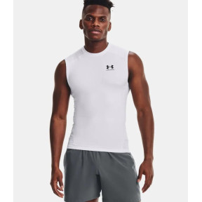 Mouwloos shirt HeatGear® Armour voor heren - Wit - Under Armour