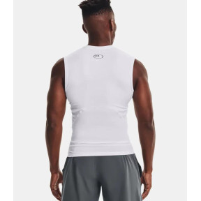 Koszulka bez rękawów HeatGear® Armour dla mężczyzn - Biały - Under Armour