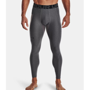 Leginsy HeatGear® Armour dla mężczyzn - Szary Melanż / Czarny - Under Armour