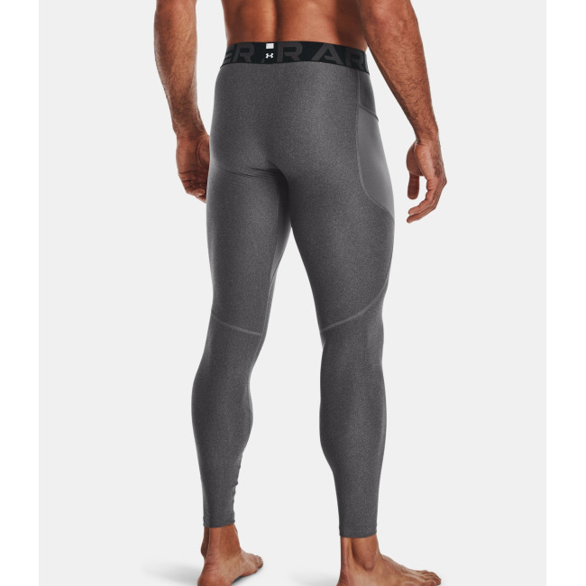 Legging HeatGear® Armour pour homme - Gris Chiné / Noir - Under Armour