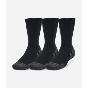 Set van 3 paar sokken UA Performance Tech Crew 3 logo's - Zwart - Under Armour