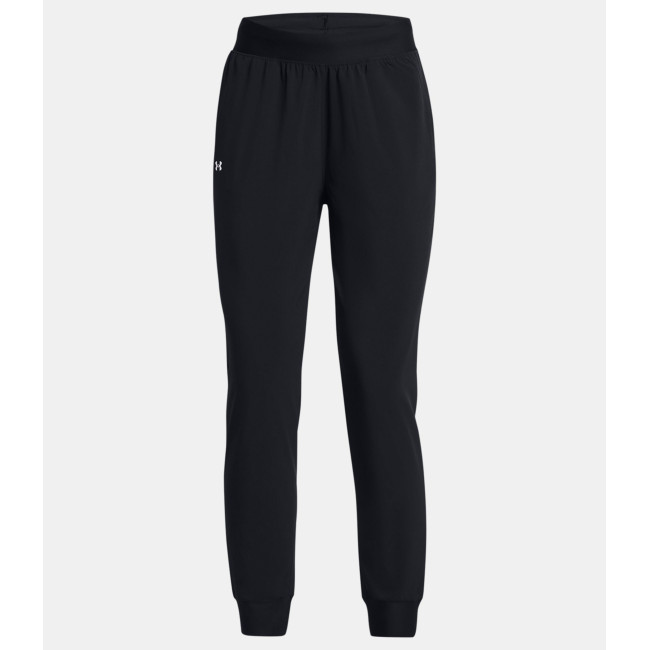 Spodnie damskie UA Rival High-Rise Woven - Czarne - Under Armour