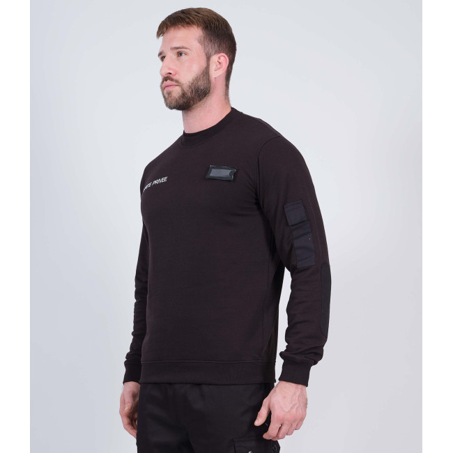 Dean Private Sicherheit Sweatshirt schwarz - Nine Worths by North Ways