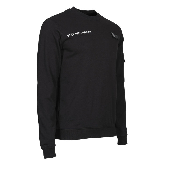 Schwarzer Sweatshirt Dean Private Sicherheit - Nine Worths by North Ways