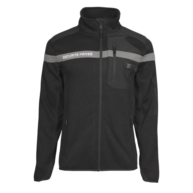 Gilet sécurité privée noir avec bande grise DIAMANT - Nine Worth by North Ways