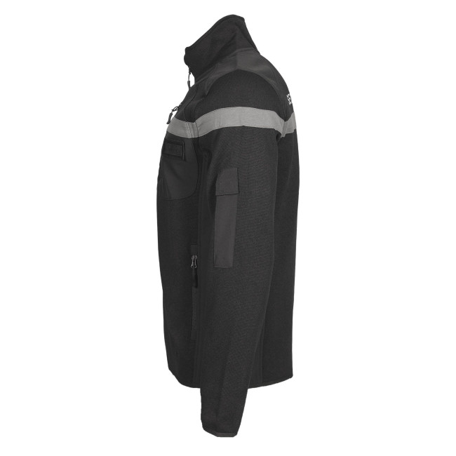 Gilet sécurité privée noir avec bande grise DIAMANT - Nine Worth by North Ways
