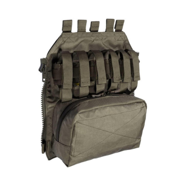 Panneau arrière d'assaut zippable gris - Lindnerhof
