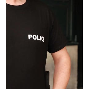 Tshirt POLICE Noir - GK Pro