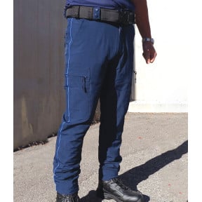 Lichte interventiebroek mat blauw slim fit Gemeentepolitie - Patrol