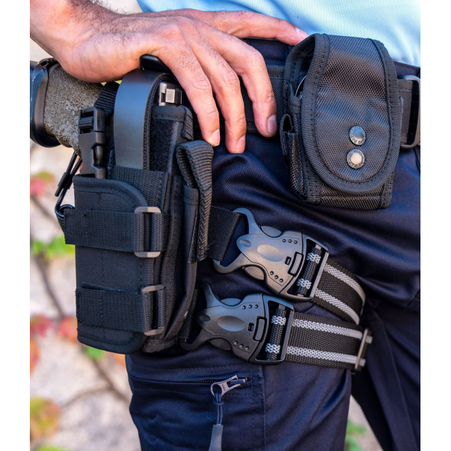 Holster tactical de cuisse Noir -Patrol Equipement