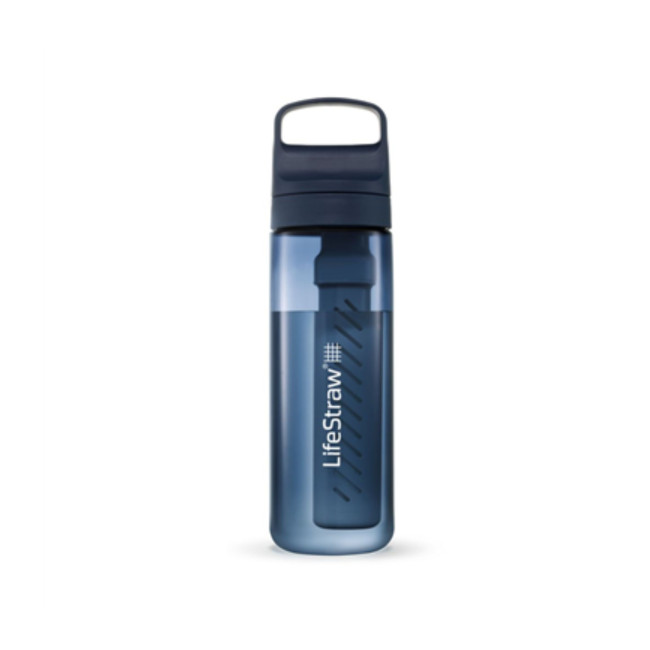 Filterende waterfles 650mL Go Serie - Marineblauw - LifeStraw