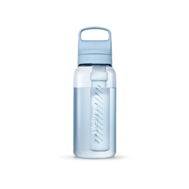 Filterende waterfles 1L Go Series - IJsblauw - LifeStraw