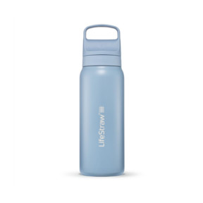 Gourde filtrante en acier inoxydable 530mL Go Series - Bleu - LifeStraw