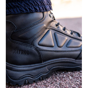 Rangers Noir mi-hautes cuir WP - Patrol